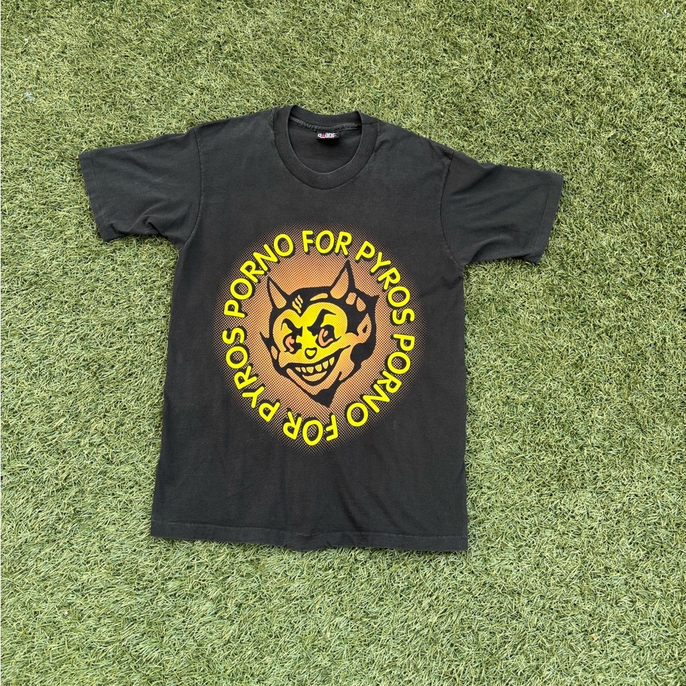 Porno for Pyros Black Graphic Tee